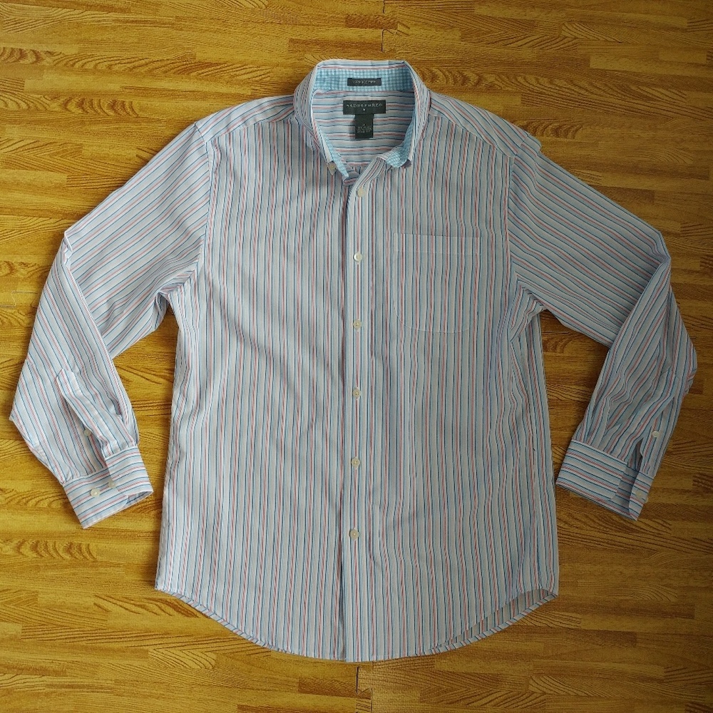 Men's button down collar